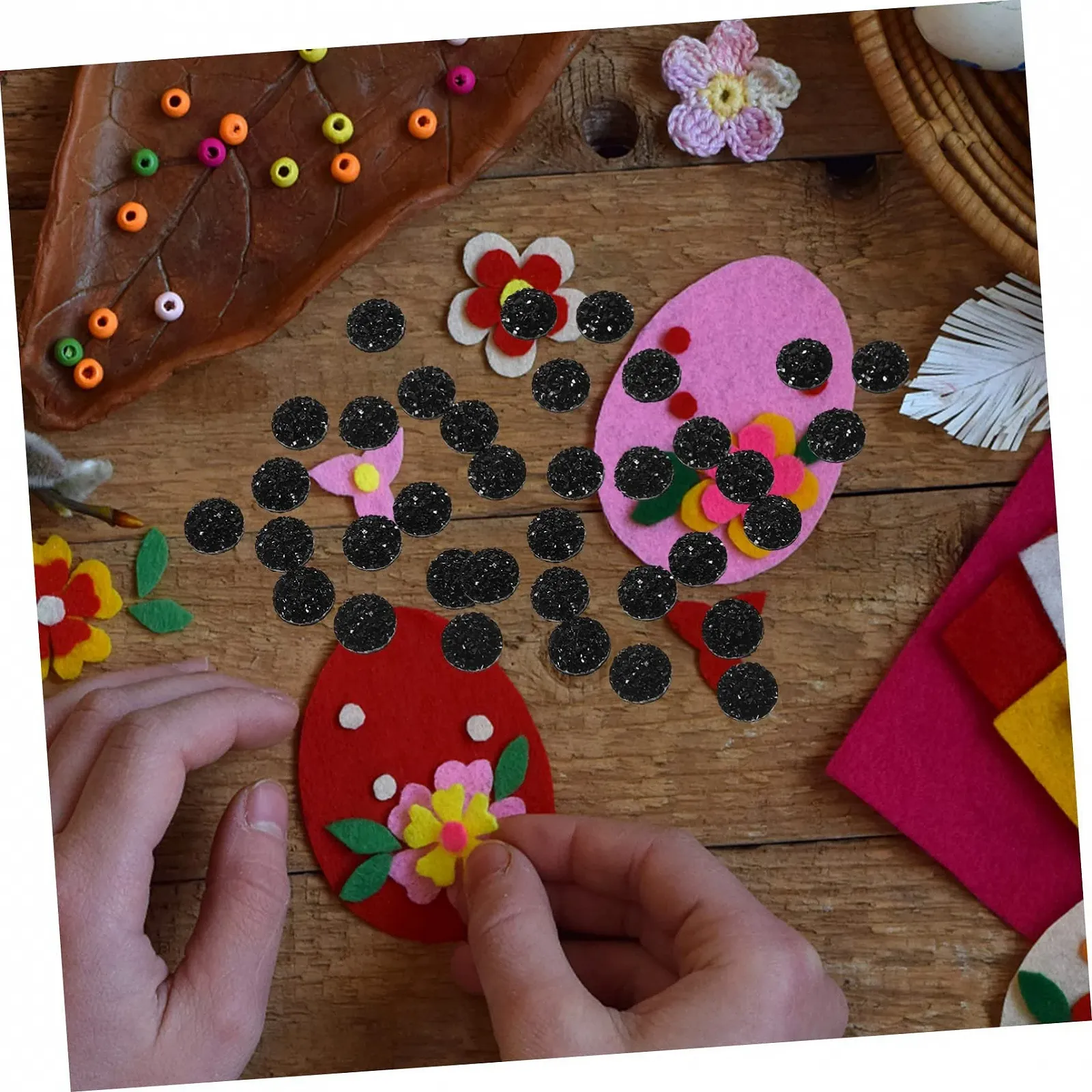 Стрази Healvian круглі, 200 шт., фото №4