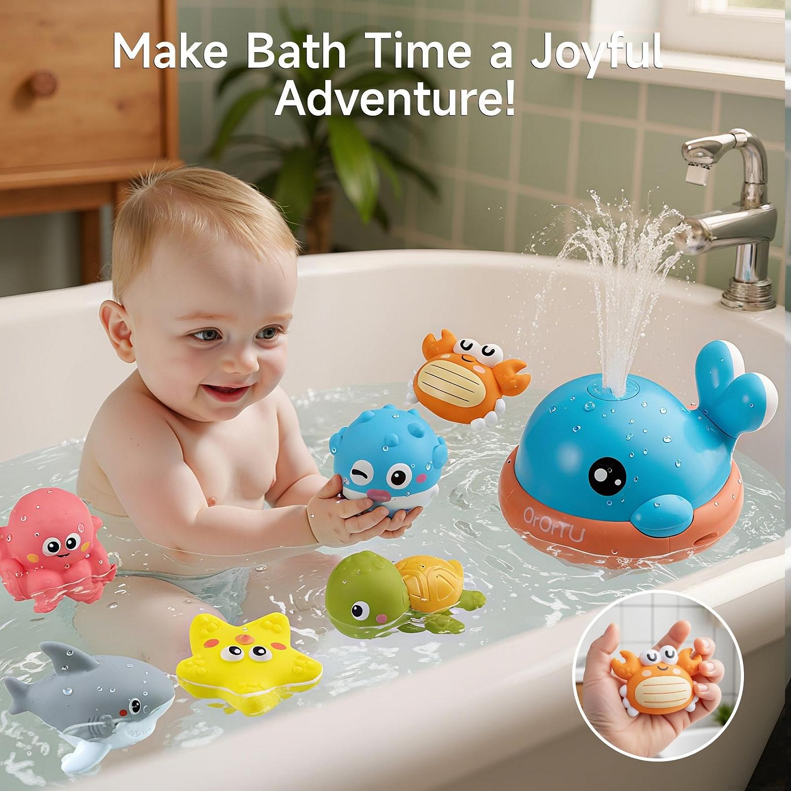 Іграшка для ванни Кит-спринклер OR OR TU, фото №6