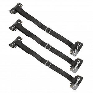 Лента для подтяжки лица Пачка из 3 многоразовых эластичных лент с клипсами - Фото 1