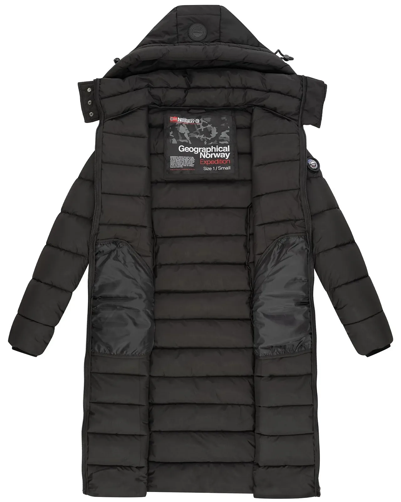 Жіноча зимова куртка Geographical Norway, парка, стьобана, фото №5