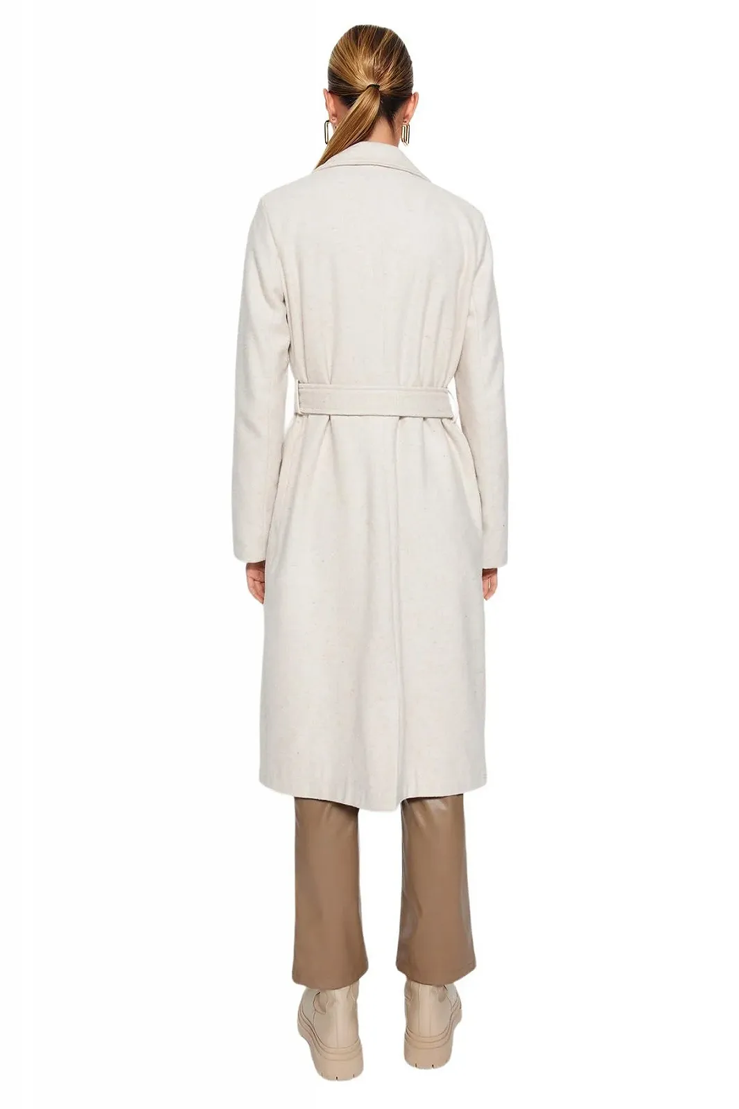 Пальто TRENDYOL Прямого Кроя, Длинный Рукав, Приталенное, фото №6 Пальто TRENDYOL Прямого Кроя, Длинный Рукав, Приталенное, фото №6