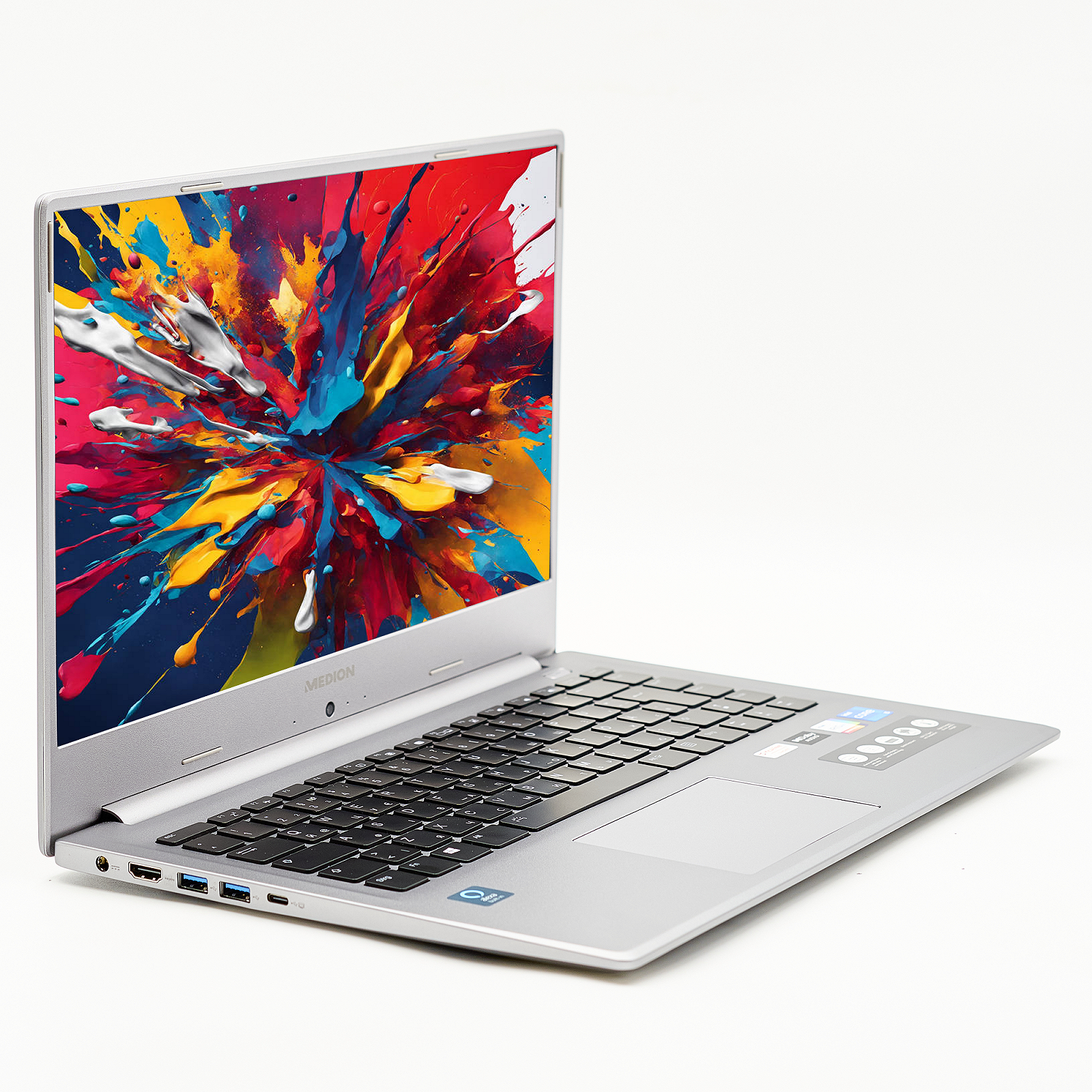 Ноутбук Medion Akoya S15449 Intel Core i5-1135G7 ОЗУ 16 ГБ SSD 512 ГБ Intel Iris Xe Graphics Металл, фото №3