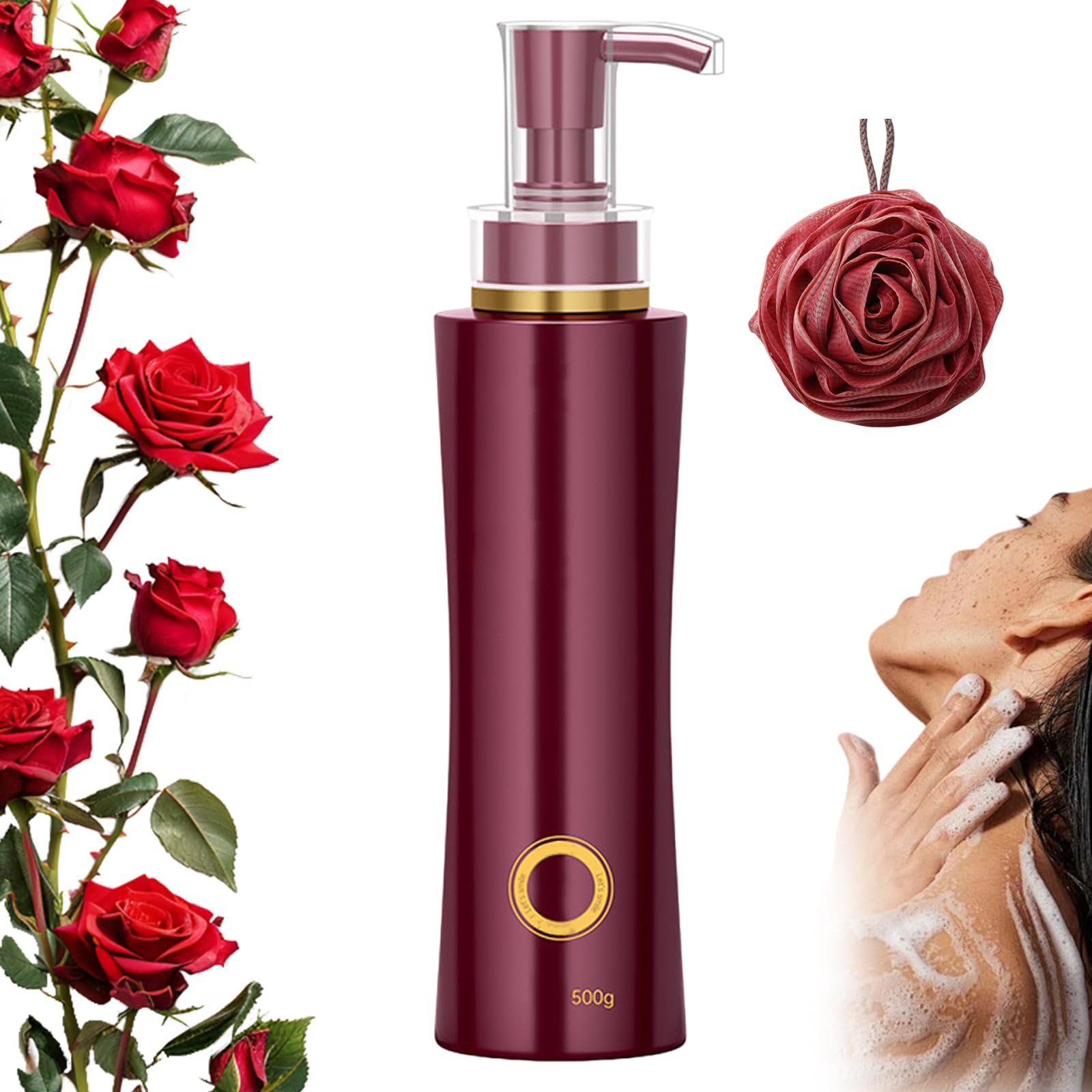 Гель для душу Rose Scented зволожувальний з ароматом троянди 1 шт, фото №1