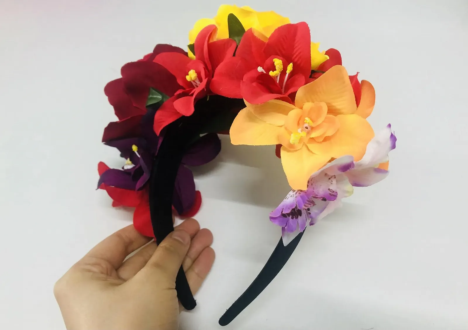 Обруч для волосся з трояндами на Хелловін erioctry, фото №4