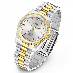 Мужские Автоматические Часы CADISEN Homage с Индикатором Запаса Хода, Механические, Нержавеющая Сталь - Фото 1