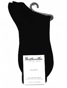 Жіночі шкарпетки Pantherella Classic, 1 пара, з мериносової вовни, в рубчик - Фото 1