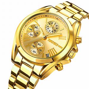 Годинник Skmei 1897GD Gold synthetic.ua - Фото 1