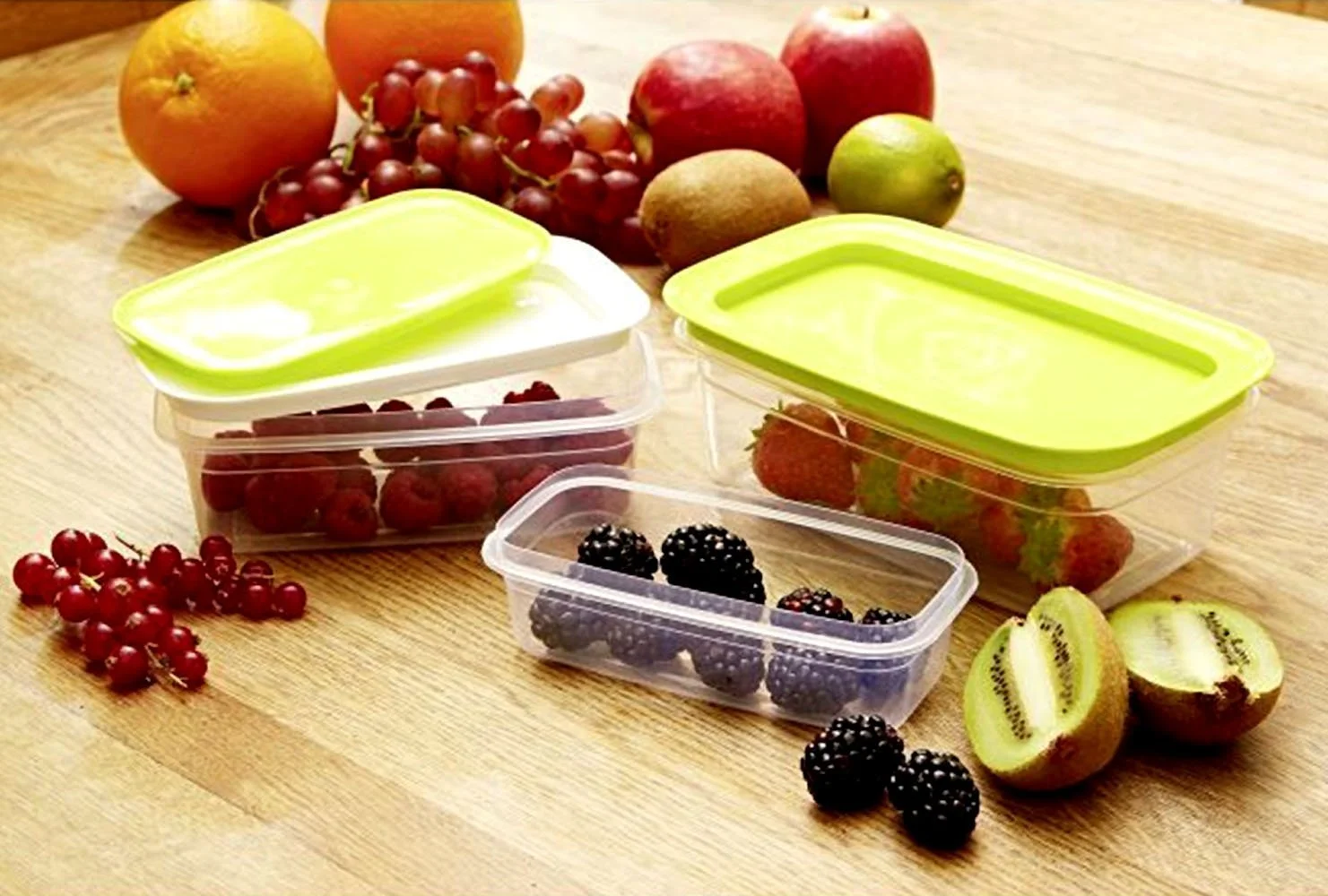 Контейнери для зберігання продуктів HAC24 Набір із 3 шт., фото №1