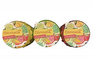 Свеча Citronella В в стекле с ароматом Citronella Набор из 3-х synthetic.ua - Фото 1