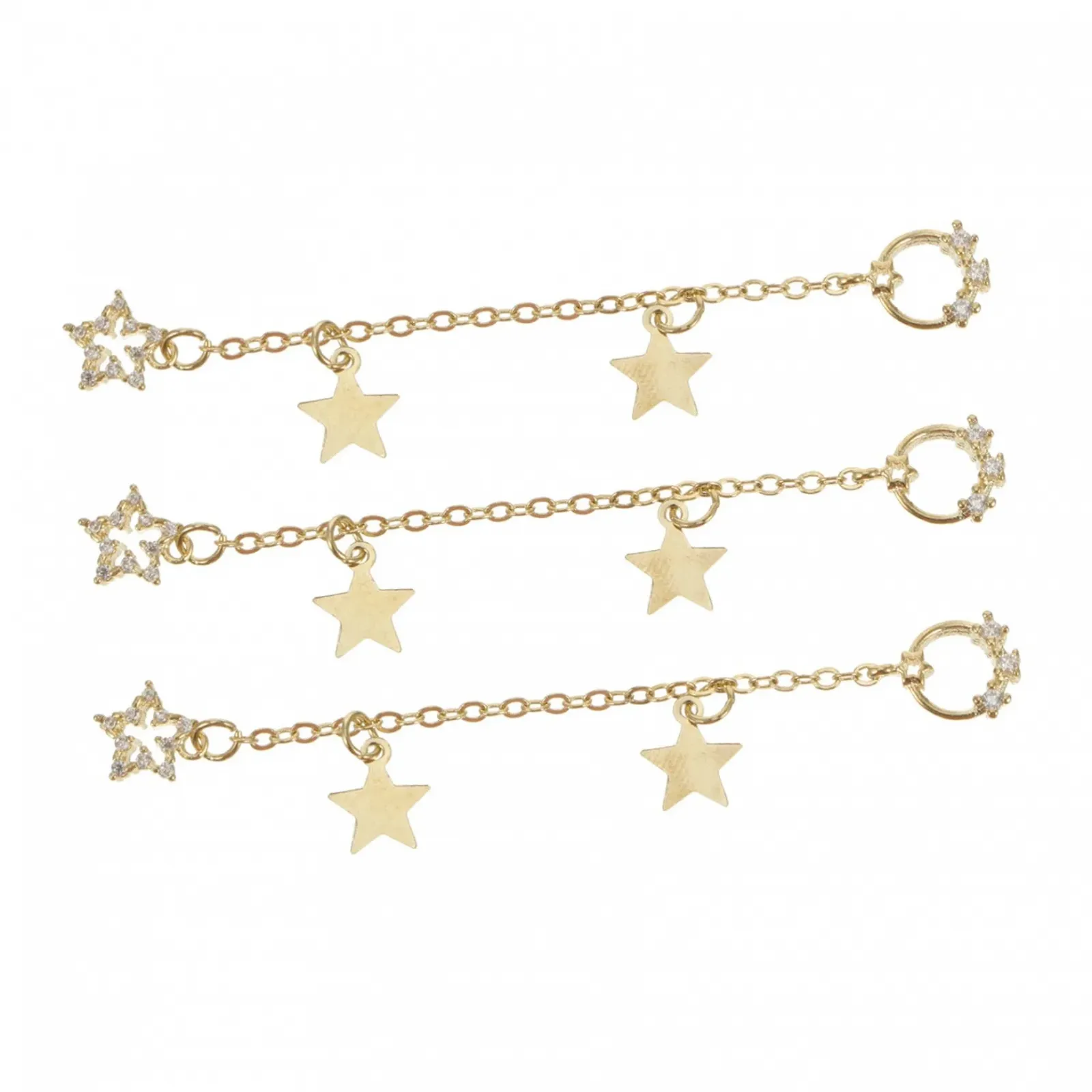 Ланцюжки для нігтів Люксові прикраси для манікюру з дизайном зірок, фото №1 Ланцюжки для нігтів Люксові прикраси для манікюру з дизайном зірок, фото №1