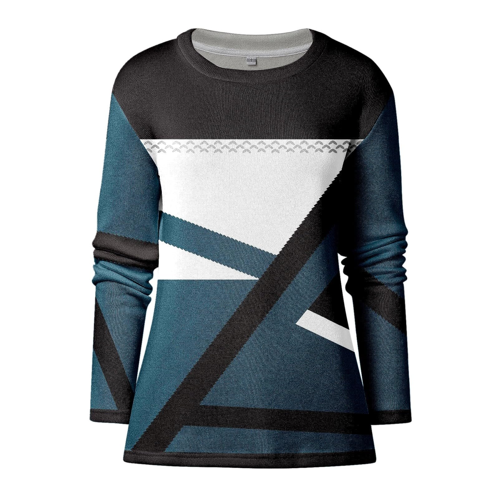 Свитшот Generisch Спортивный Цветной Осенний Женский Без Капюшона, фото №3