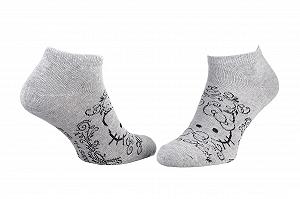 Шкарпетки HELLO KITTY TETE HK + ARABESQUE Сірий 35 - 41 - Фото 1