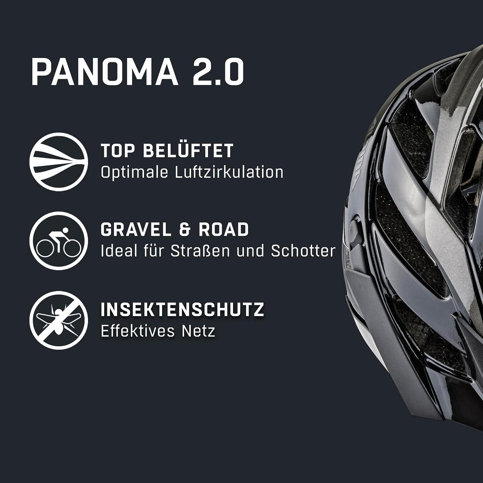 Шлем велосипедный ALPINA Panoma Reflective с сеткой от насекомых и возможностью установки светодиода для взрослых, фото №2