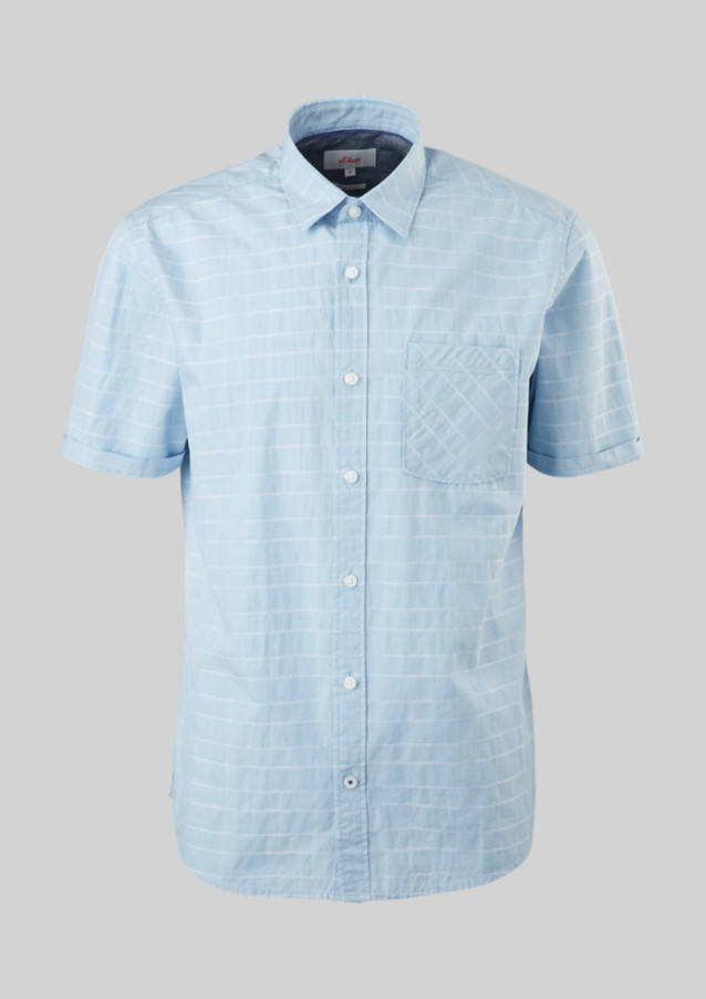 Рубашка s.Oliver REGULAR FIT 13.103.22.X005-53N1 Голубой 2XL, фото №5