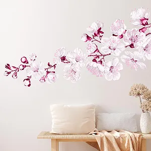 Наклейка на стіну GRAZDesign Квіти Сакури Японія Самоклейна 109 x 50 см - Фото 1