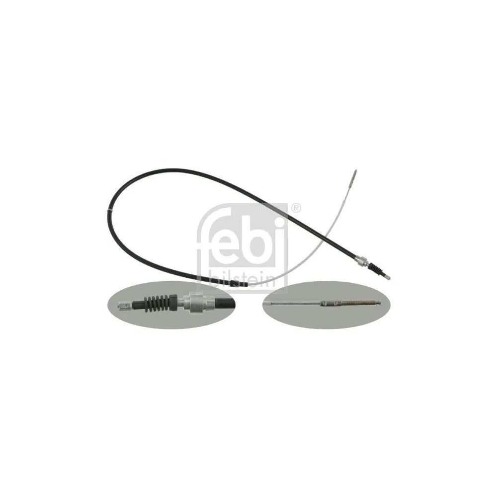 Трос стоянкового гальма FEBI BILSTEIN 14234 для VW задній лівий, задній правий, фото №2 Трос стоянкового гальма FEBI BILSTEIN 14234 для VW задній лівий, задній правий, фото №2