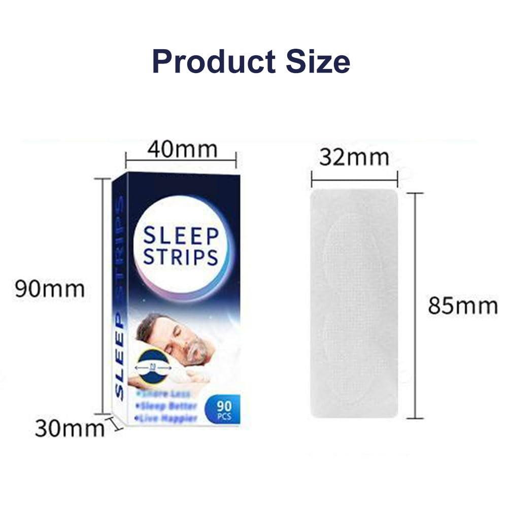Пластирі для сну Premium, набір 90 шт, пластирі проти хропіння, фото №7
