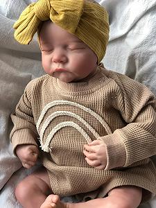 Кукла Zero pam Reborn Baby Boy 19 дюймов Кукла как настоящий ребёнок Новорождённые дети Куклы из силикона Реалистичная как настоящий ребёнок кукла от 3 лет synthetic.ua - Фото 1