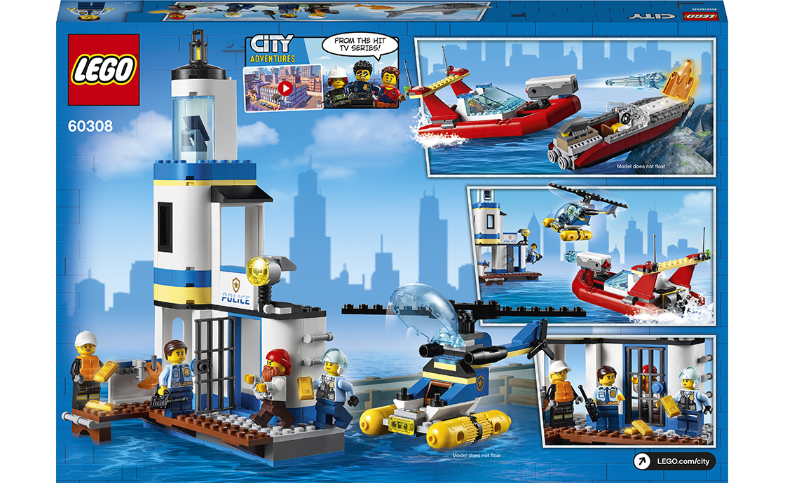 Детский конструктор LEGO City Операция береговой полиции и пожарных (60308), фото №3