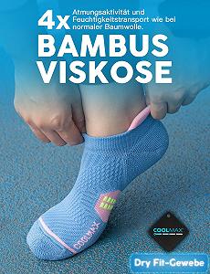 Компрессионные носки Coolmax Bamboo для женщин, влагоотводящие, с подкладкой, защита от волдырей, спортивные, до щиколотки synthetic.ua - Фото 1