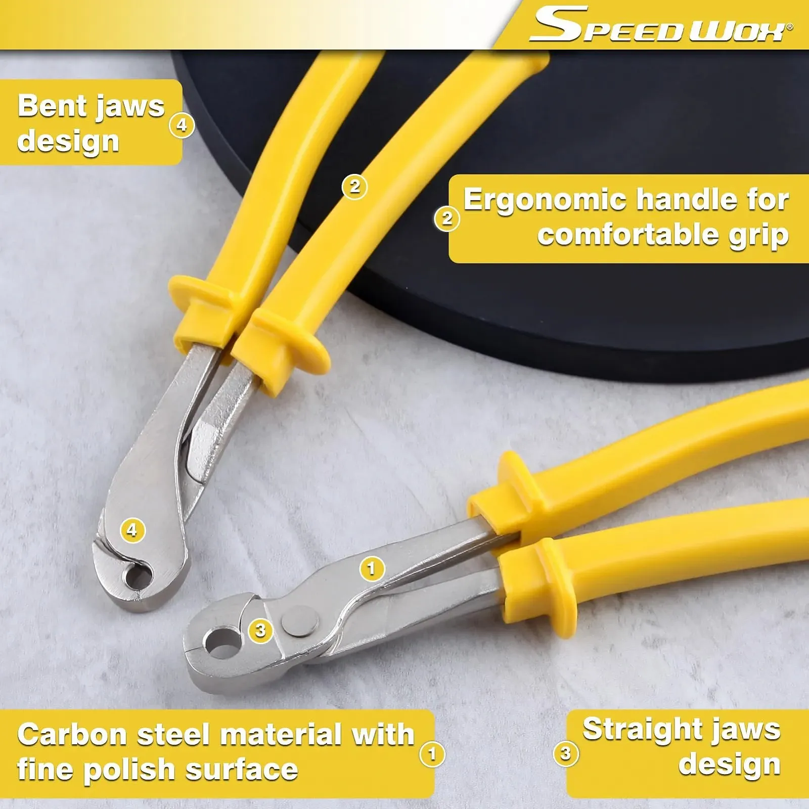 SPEEDWOX J-образные клещи для клеток, сверхмощные клещи для клеток, J-образные зажимы, прямые плоскогубцы, набор колец для свиней, J-образные клещи для строительства, фото №4