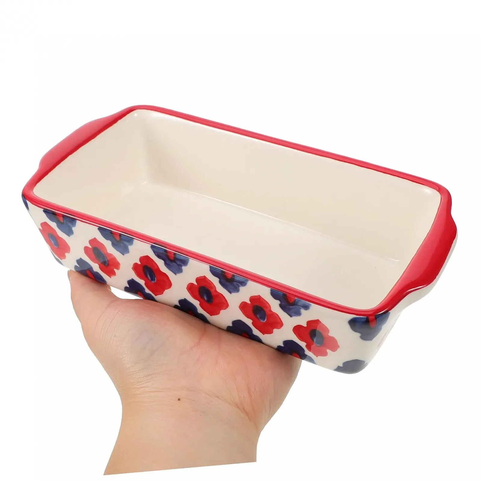 Форма для запікання керамічна квадратна з бічними ручками для кесеролей та овочів, фото №4