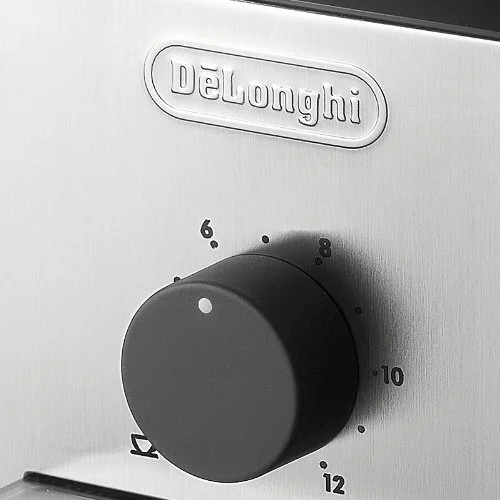 Кофемолка DeLonghi KG 79 Professional, пластиковый корпус, до 12 чашек, серебристый, фото №6