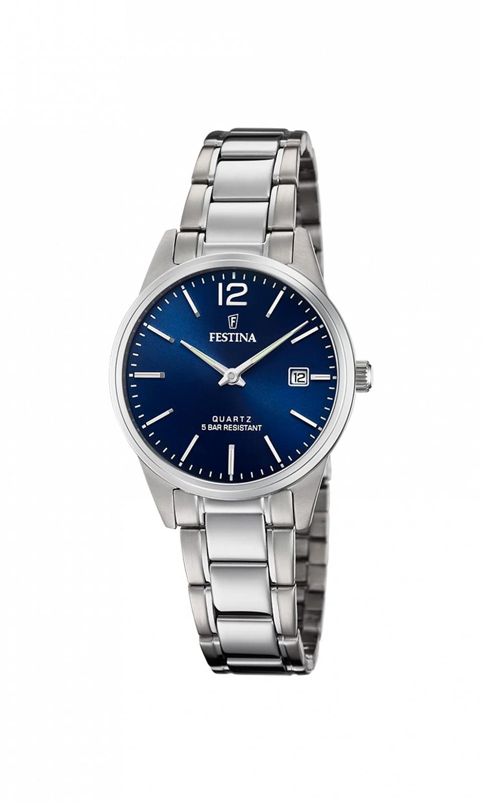 Чоловічий аналоговий кварцовий годинник Festina F20509/3, сріблястий, браслет, фото №1