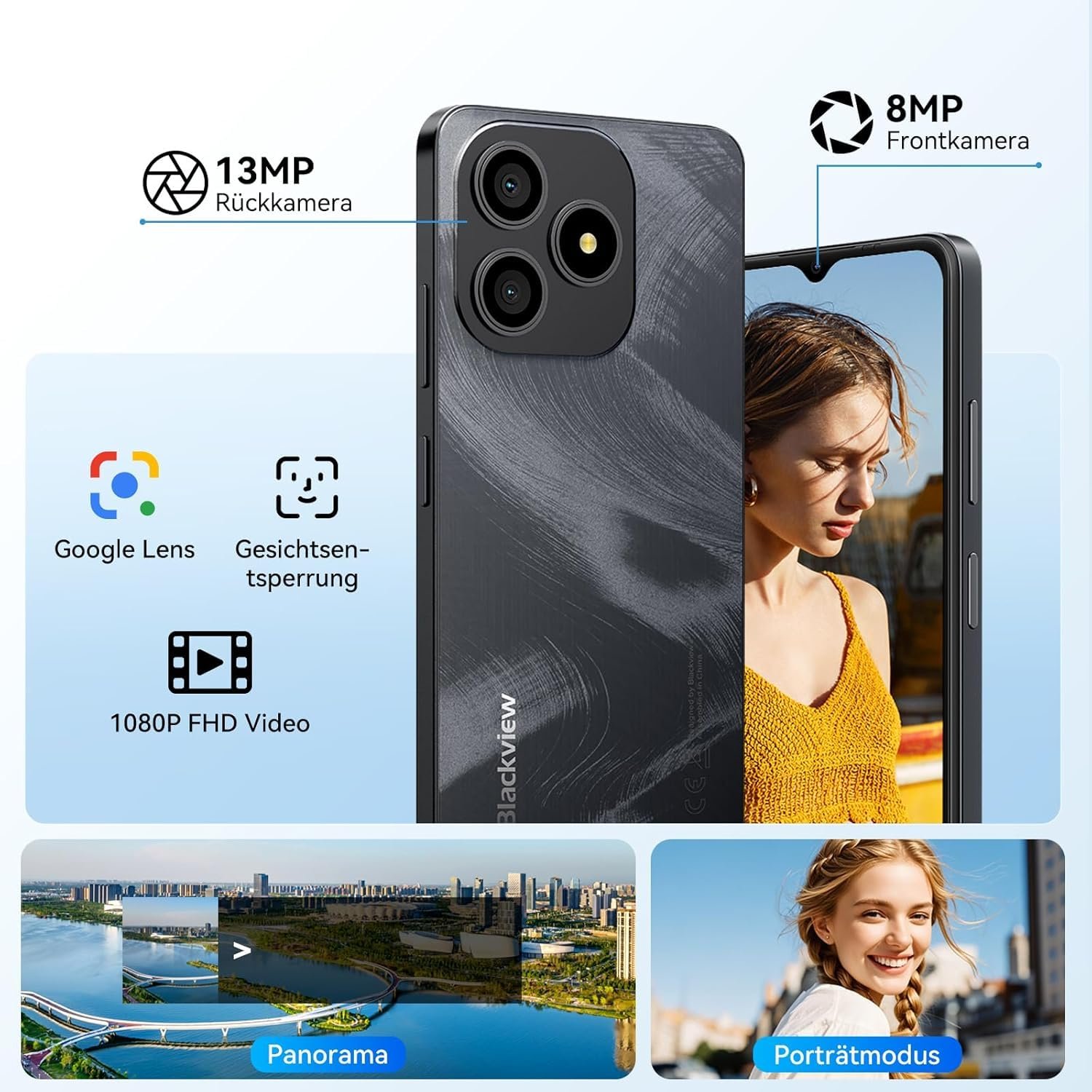 Смартфон Blackview Wave 9C 12/64 ГБ 6.56" 5000 мАч IP54 13 Мп Android 15 4G Dual SIM, фото №8 Смартфон Blackview Wave 9C 12/64 ГБ 6.56" 5000 мАч IP54 13 Мп Android 15 4G Dual SIM, фото №8