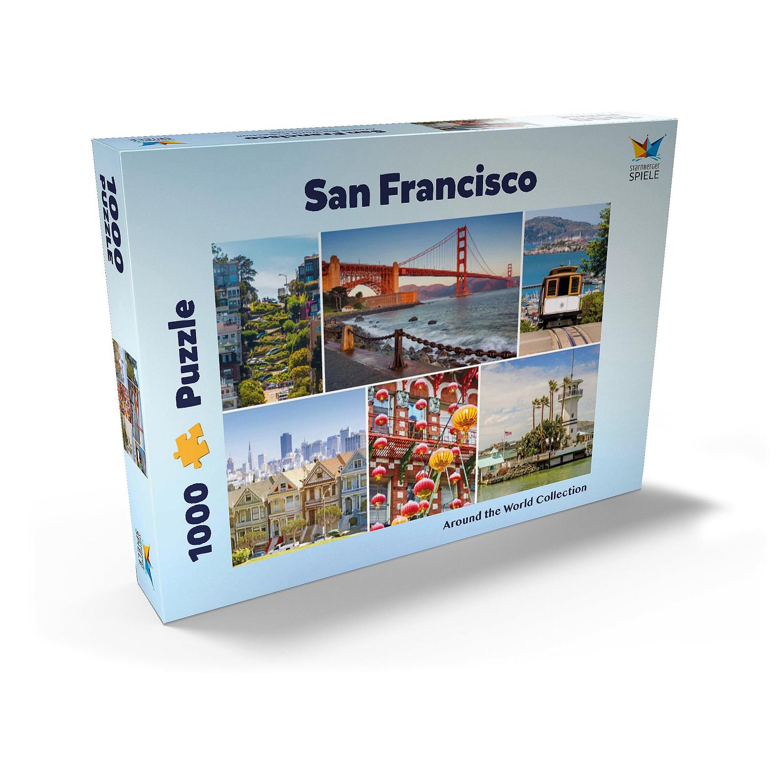 Пазл MyPuzzle Special Collection San Francisco - Golden Gate Bridge and Lombard Street 1000 элементов, фото №1