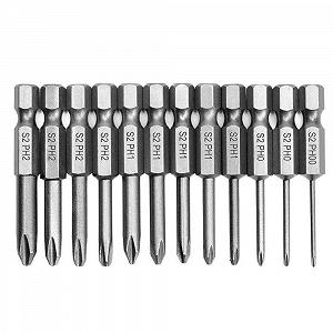 Купить Набор бит для отвертки Phillips Mesee 12 шт. 1/4 дюйма S2 Steel 50 мм Magnetic Hex Shank - Фото 1 Набор бит для отвертки Phillips Mesee 12 шт. 1/4 дюйма S2 Steel 50 мм Magnetic Hex Shank - Фото 1