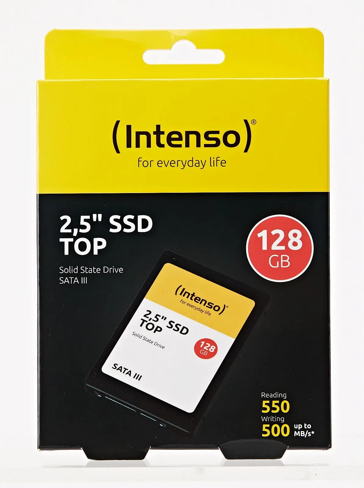 SSD накопитель Intenso Top Sata 3 128ГБ Черный, фото №6