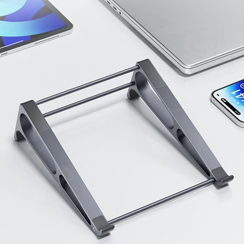 Вертикальная Подставка для ноутбука съемный алюминий 2-в-1 держатель для планшета подходит для устройств 10-17,4 Маленький размер, фото №3