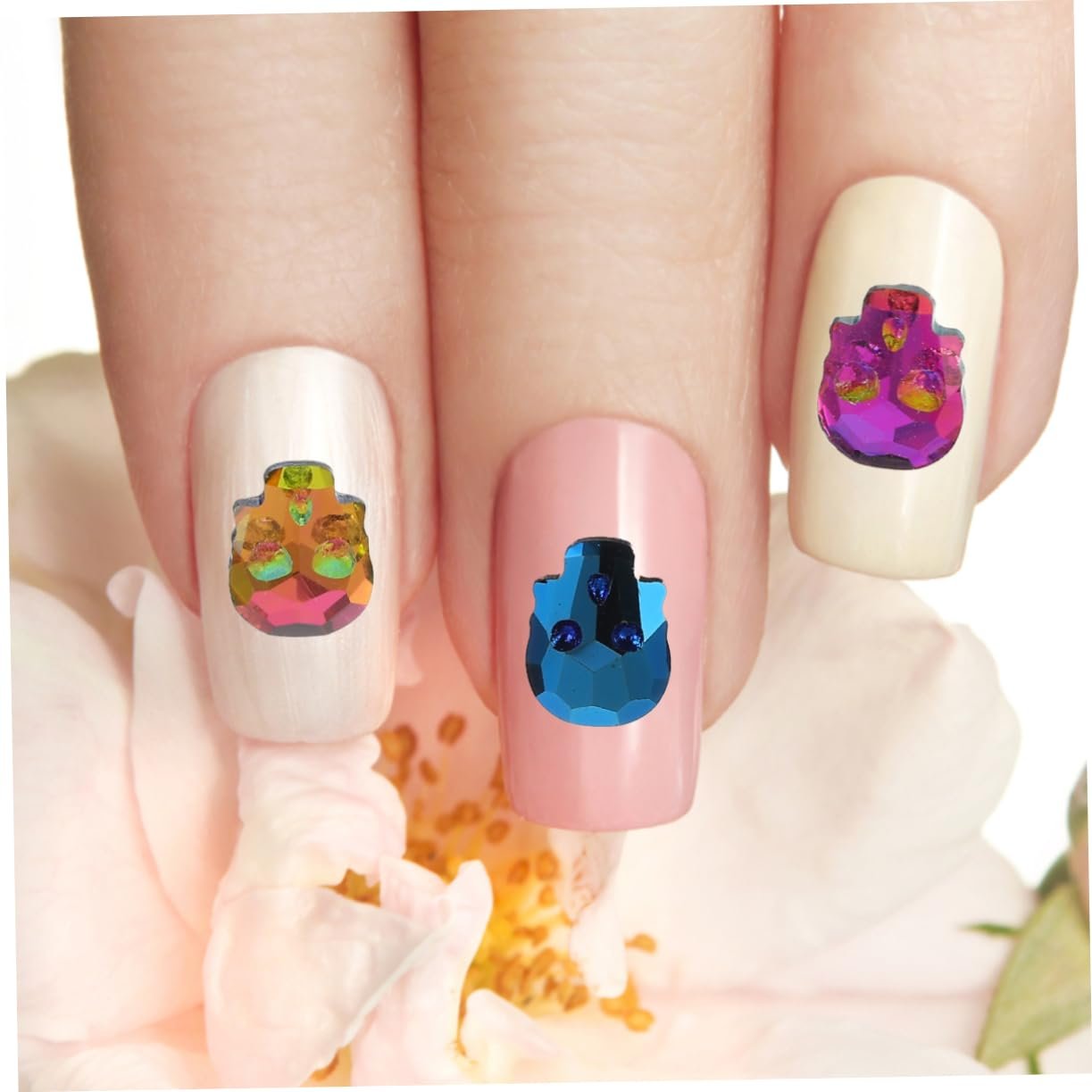 Наклейки для ногтей Beavorty Череп, 120 шт., фото №6