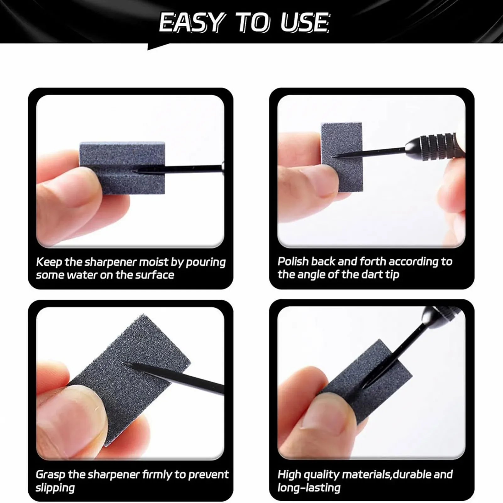 Точильный камень для дротиков V-образный из песчаника, фото №5