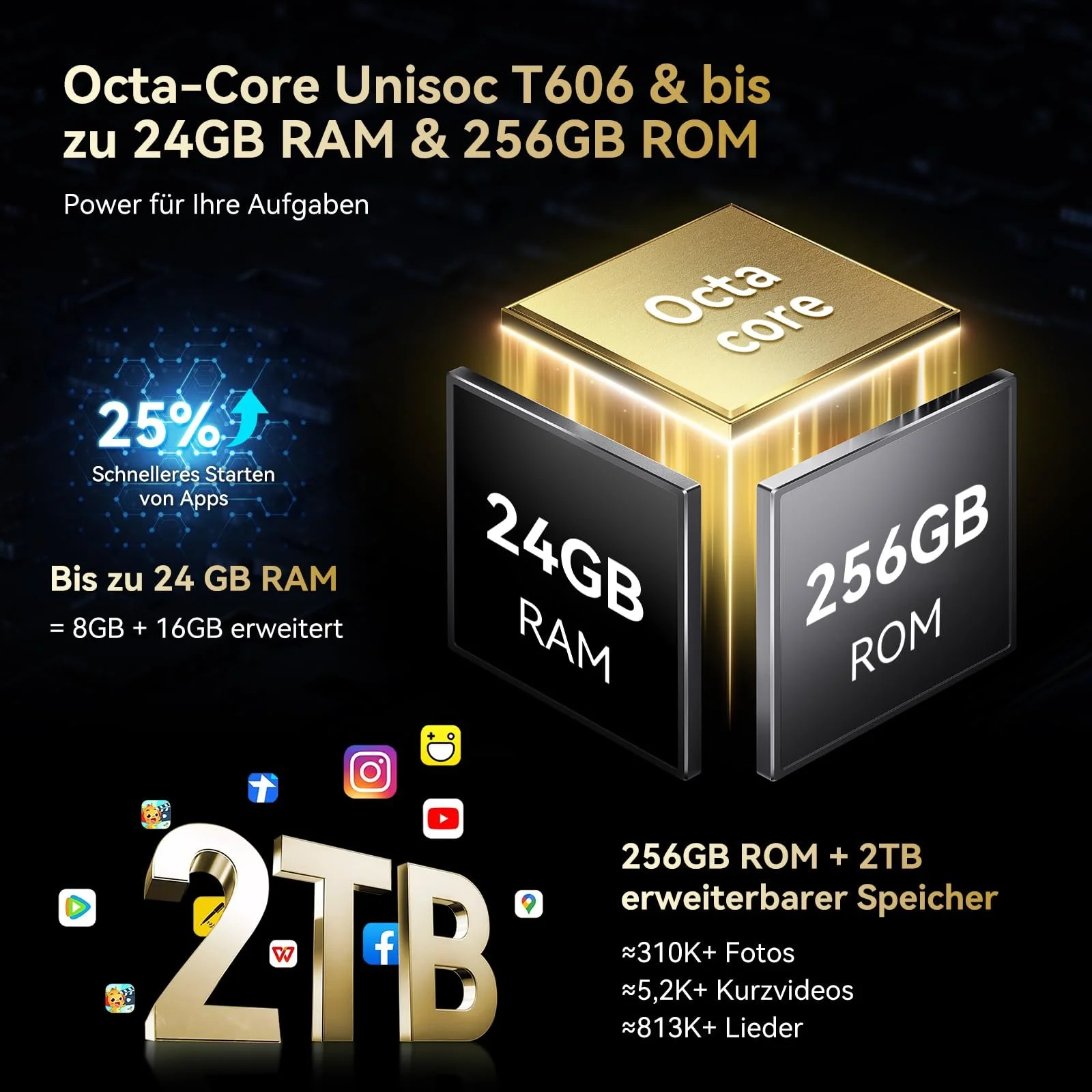 Смартфон Blackview BV6200 Plus 24GB + 256GB 11000 мАч IP68/IP69K 6.56 дюйма 90 Гц Black, фото №4