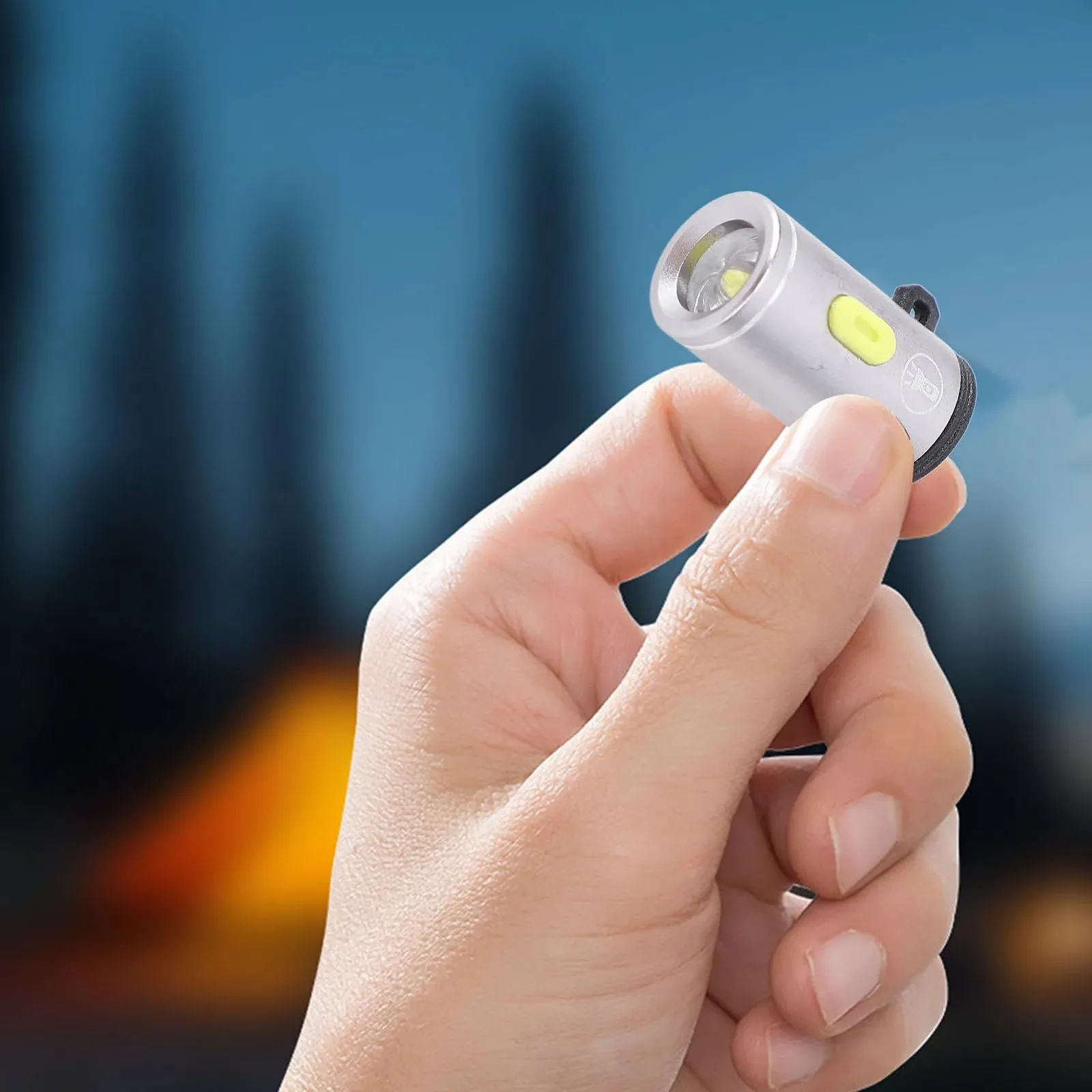 Ліхтарик Annadue USB LED, сріблястий (2 шт.), фото №3 Ліхтарик Annadue USB LED, сріблястий (2 шт.), фото №3