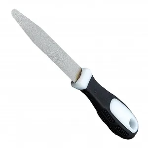 Точильний камінь двосторонній для ножиць та кухонних інструментів ергономічний - Фото 1