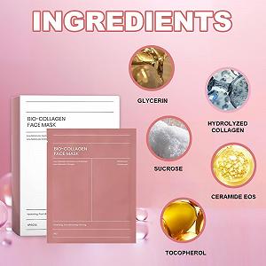 Маска Коллагеновая Organic Korean, Набор 4 шт, Маска для Лица Ночная, Увлажняющая, для женщин (1 набор) цена на synthetic.ua - Фото 1 Маска Коллагеновая Organic Korean, Набор 4 шт, Маска для Лица Ночная, Увлажняющая, для женщин (1 набор) synthetic.ua - Фото 1