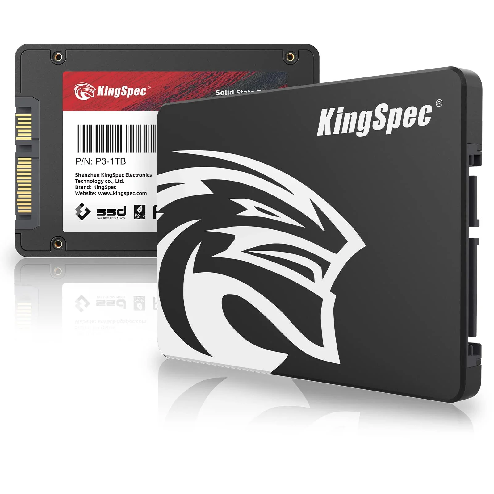 SSD-накопичувач KingSpec 1 ТБ 2.5 дюйма SATA, фото №1