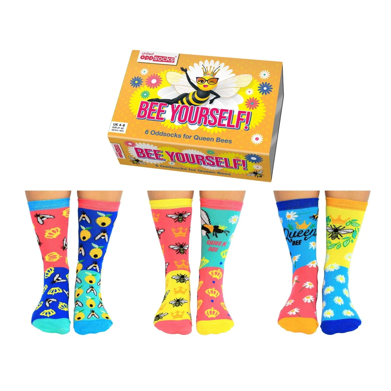 Шкарпетки Bee Yourself Bee Oddsocks Набір 6 шт. 37-42, фото №1