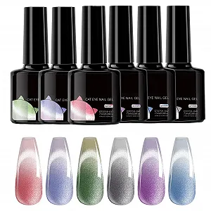 Гель-лак Mihauuke, 6 шт, меняющий цвет в зависимости от температуры - Фото 1