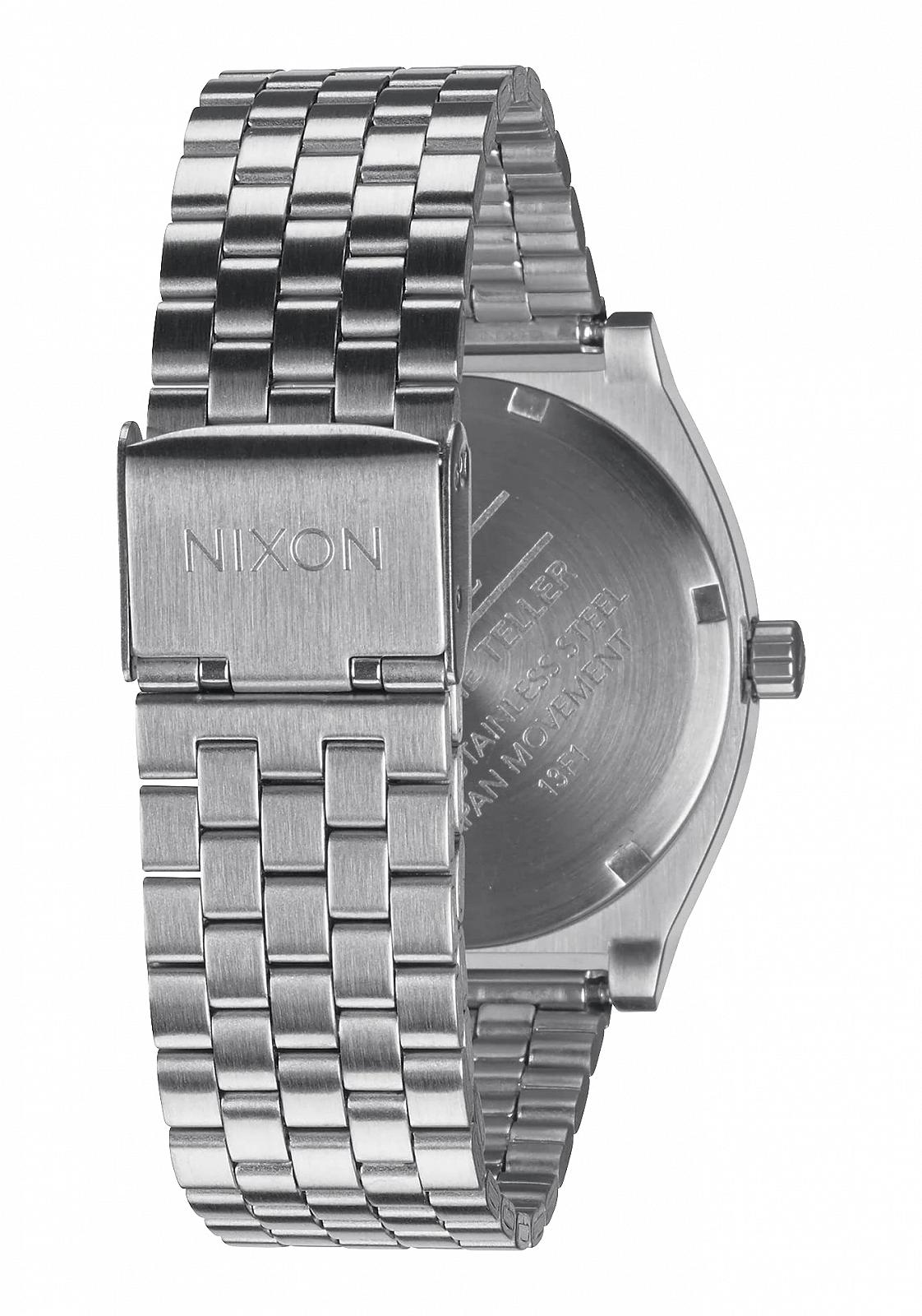 Часы унисекс Nixon A045-2084-00, серебристый, бирюзовый, браслет, фото №4 Часы унисекс Nixon A045-2084-00, серебристый, бирюзовый, браслет, фото №4