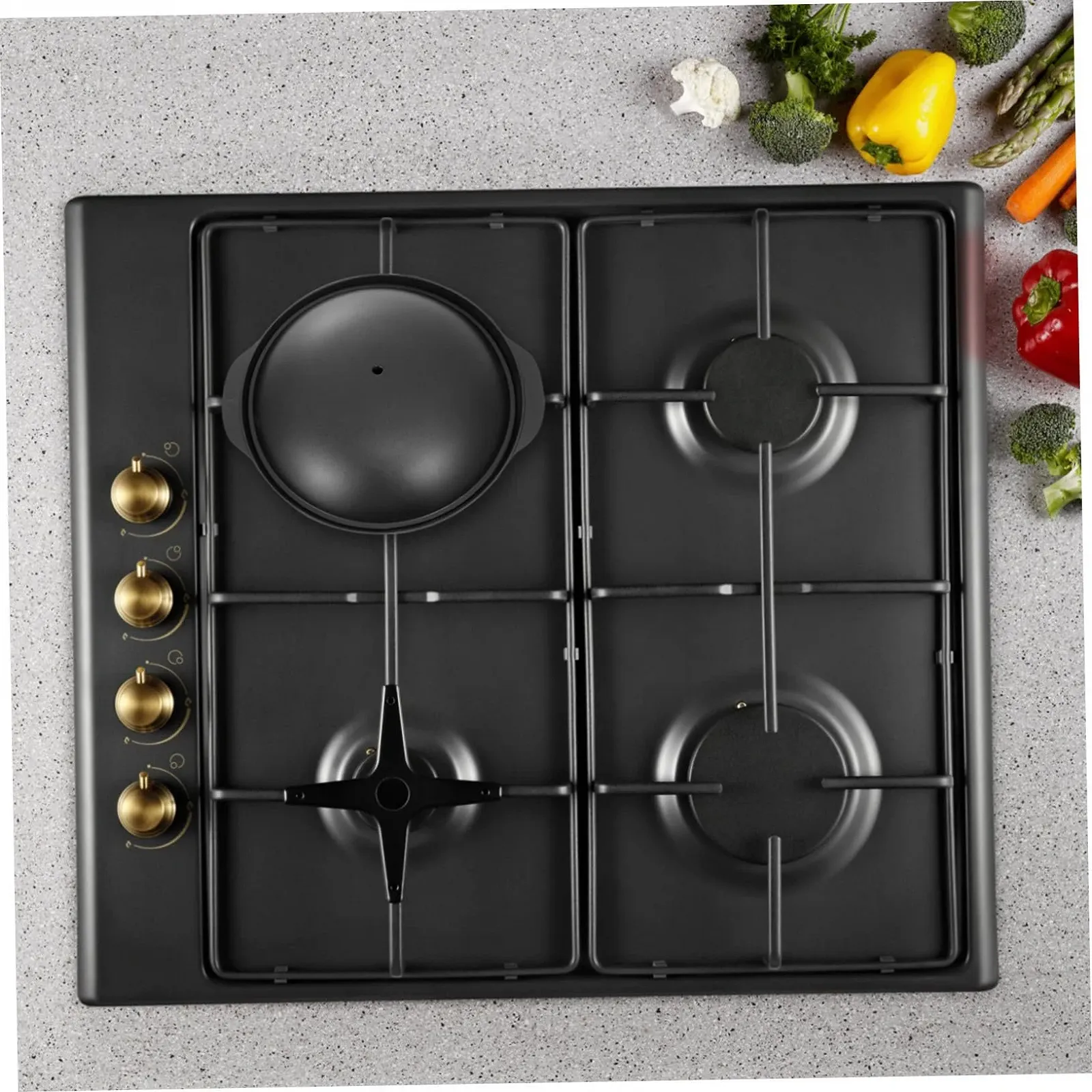 Кастрюля алюминиевая черная антипригарная энергосберегающая эргономичная маленькая, фото №9