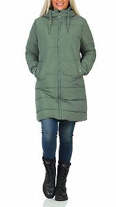 Куртка стеганая зимняя с капюшоном Eight 2 Nine LETN-068 женская synthetic.ua - Фото 1