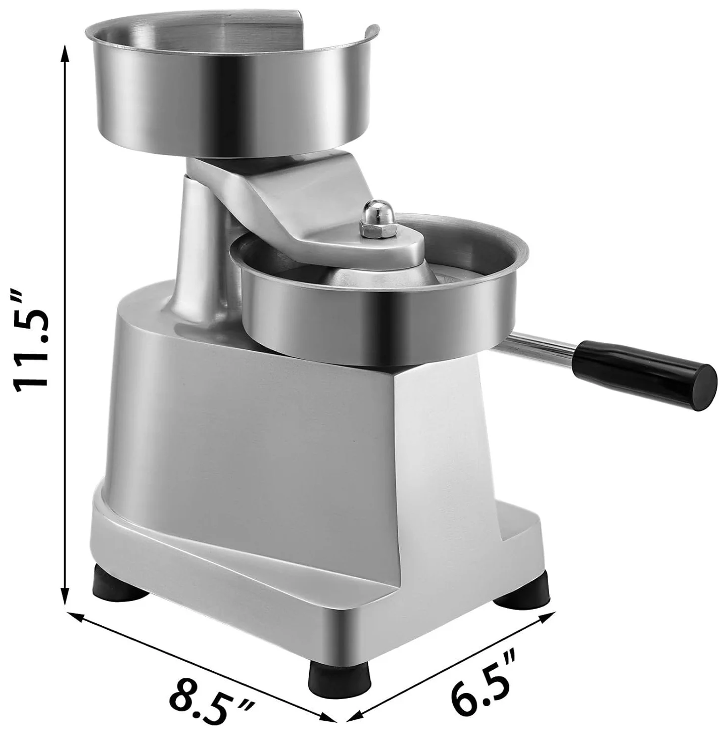 Ручний прес для гамбургерів VEVOR JKH-130 Silver, фото №2