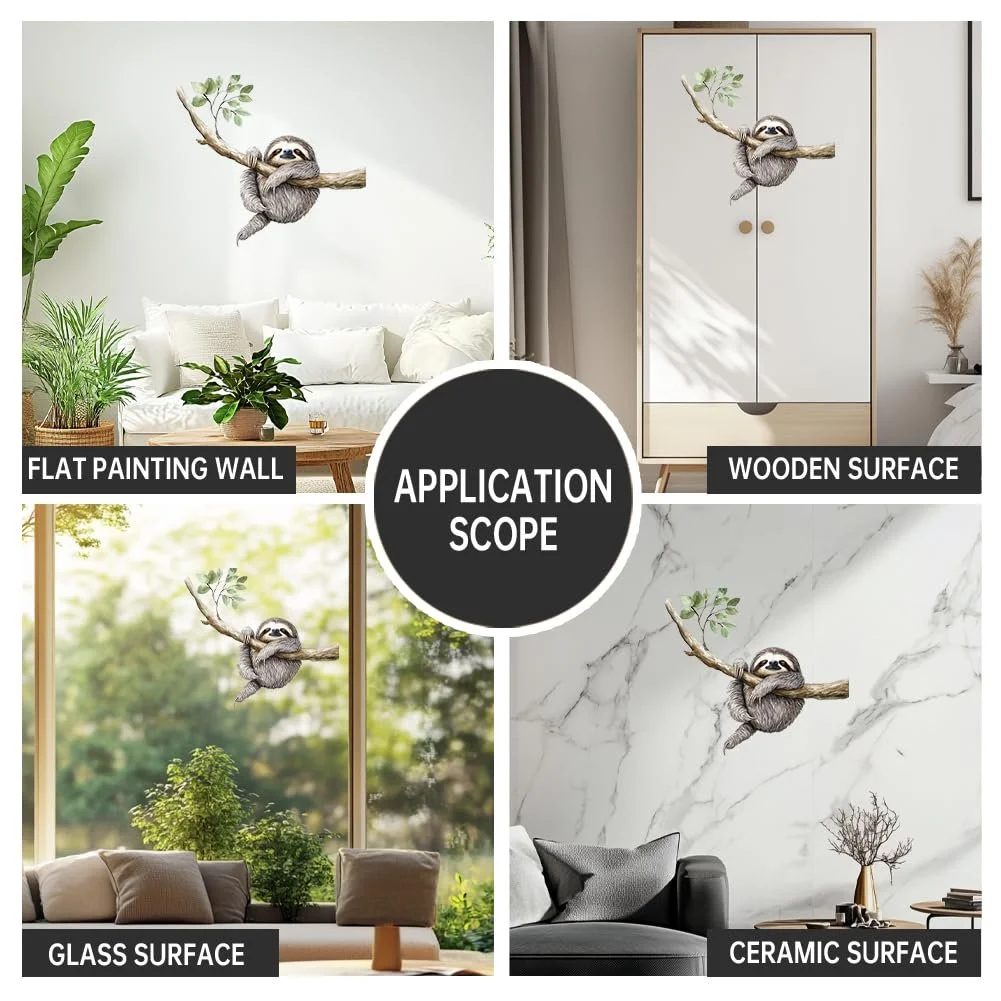 Наклейка Small Sloth 1 аркуш, фото №5 Наклейка Small Sloth 1 аркуш, фото №5