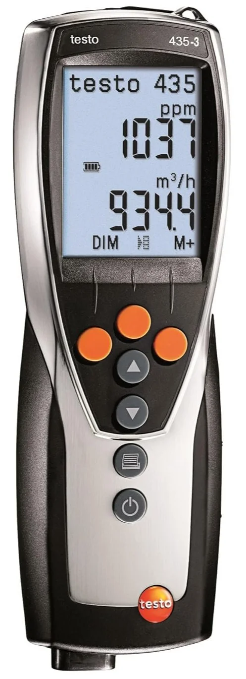 Анемометр Testo 435-3 Черно-серый, фото №1