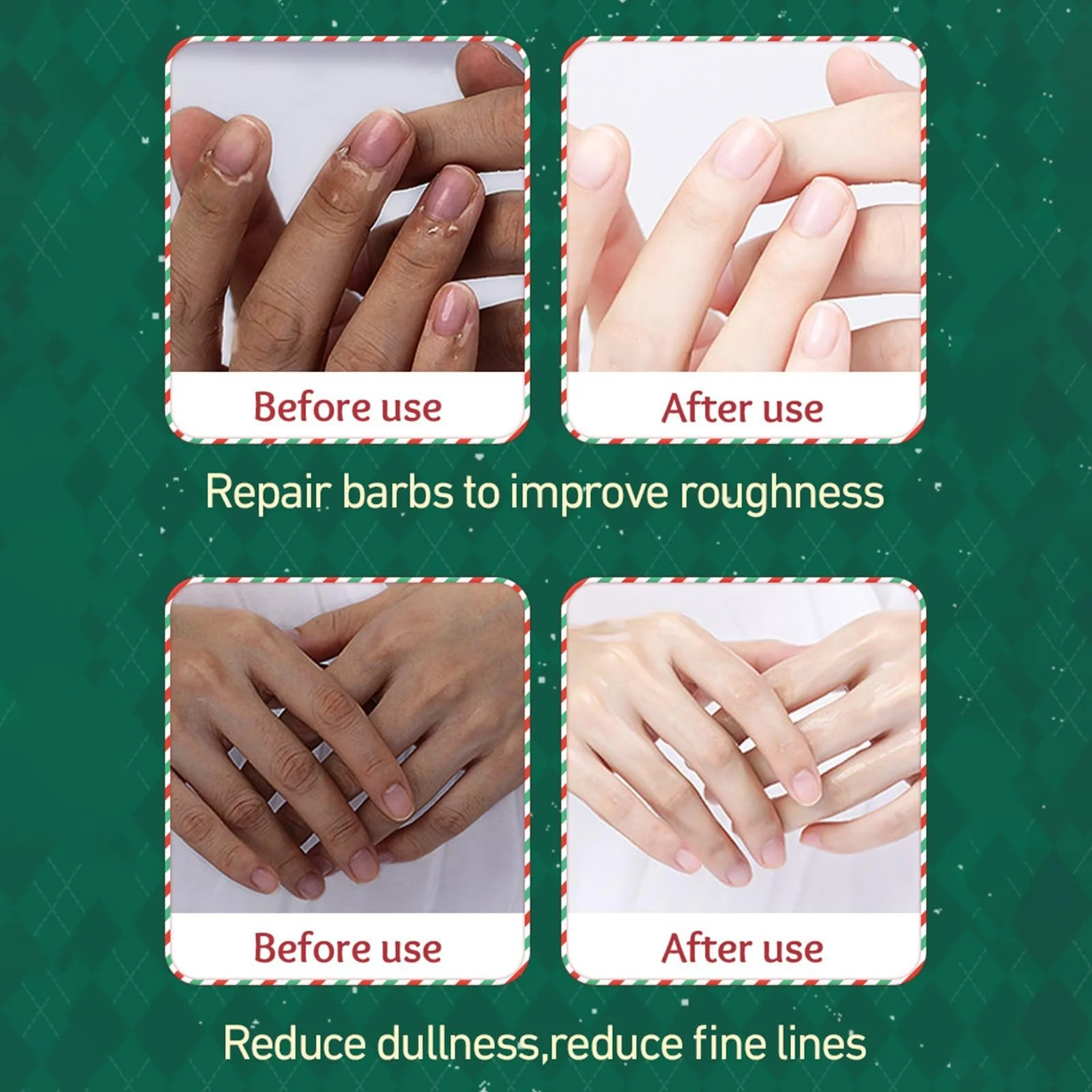 Крем для рук Різдвяний міні набір 30 г x 5, Зволожуючий, фото №3