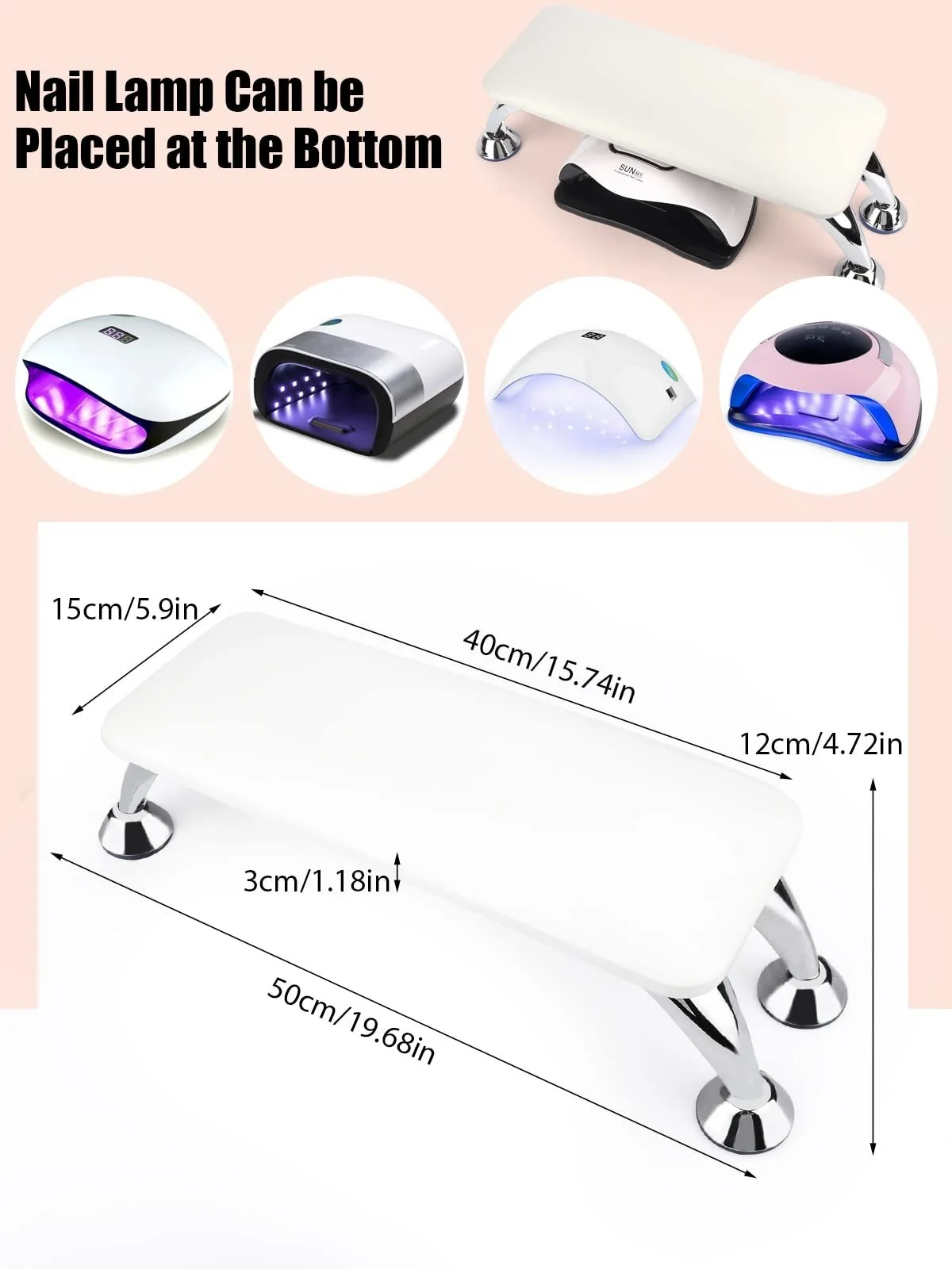 Підставка для рук манікюрна LIONVISON Подушка Білий, фото №4